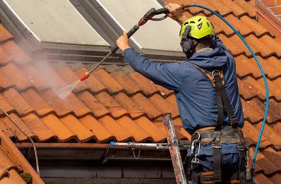 Démoussage et hydrofuge de toiture à Tritteling-Redlach